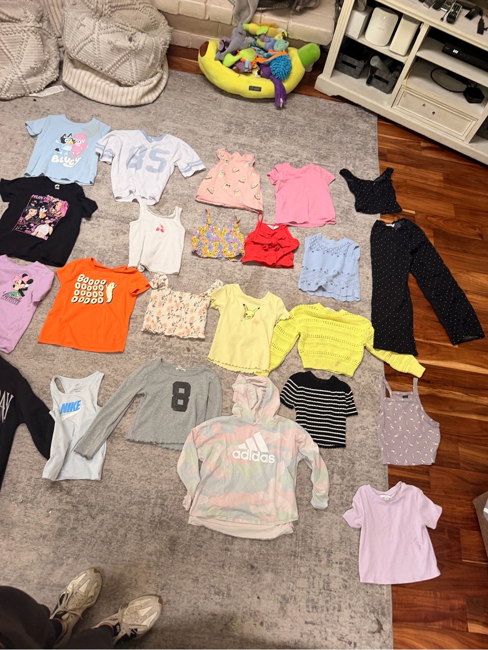 & Other Stories Pastel Tie-Dye Adidas Hoodie and Assorted Kids Tops - Multicolor